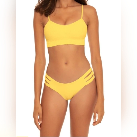 Becca Juliet Peasant Bikini XS Bottoms SM Top - Picture 1 of 7